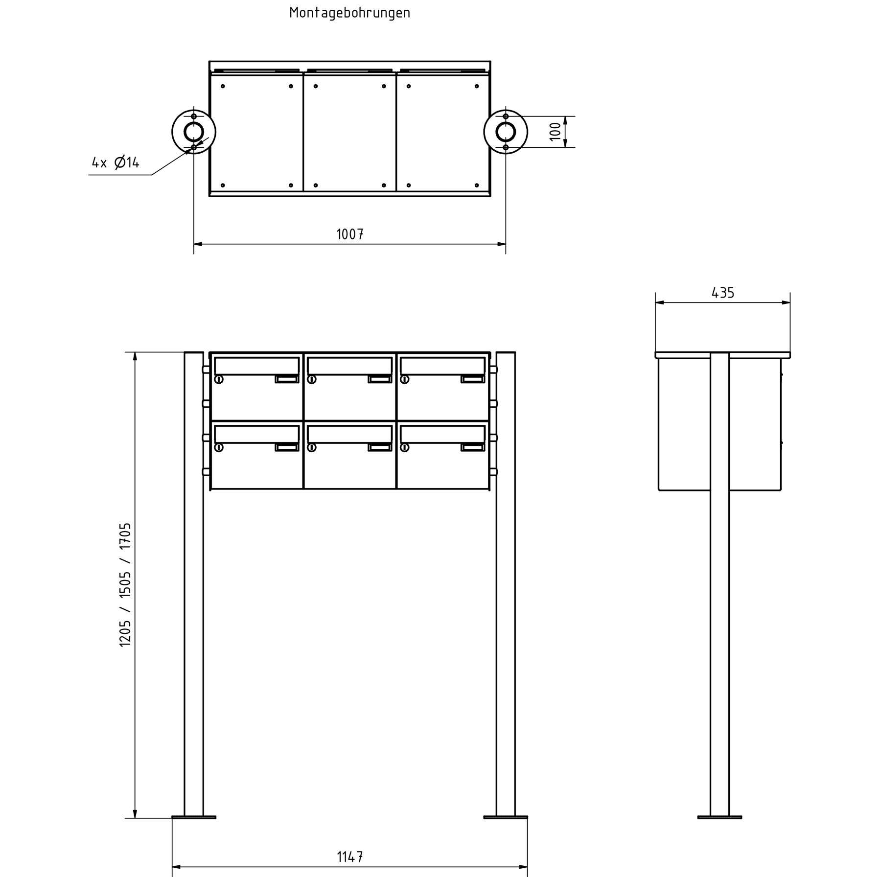Abmessungen Abmessungen